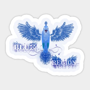 Blue - The Queen of Colors Sticker